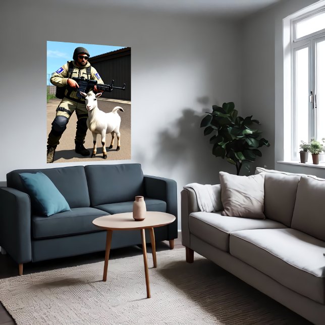 El guardaespaldas de la cabra | Poster de arte de  (Subido por el creador)