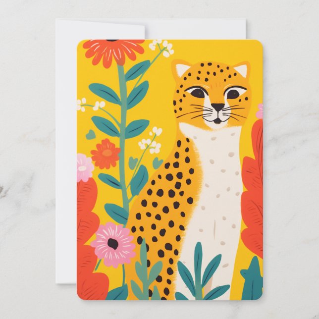 El guepardo feliz (Anverso)