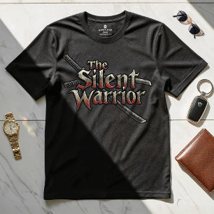 El guerrero silencioso - Camiseta de diseño motiva
