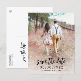 El guión moderno de fotos del Boho salva la postal