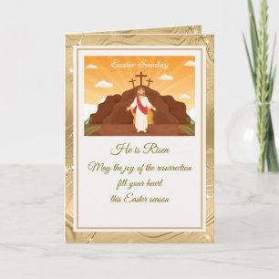 "Él ha resucitado" Feliz Pascua - Religioso Person