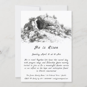 "Él ha resucitado" Invitación de Pascua