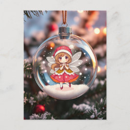 El hada en el árbol de Navidad