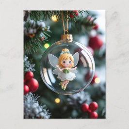 El hada en el árbol de Navidad