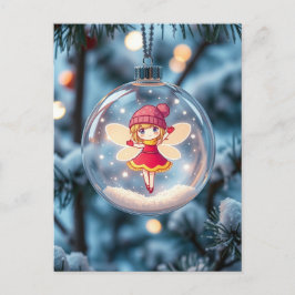 El hada en el árbol de Navidad