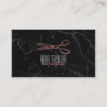 El Hairstylist RoseGold Scissors la tarjeta de