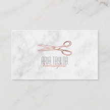 El Hairstylist RoseGold Scissors la tarjeta de