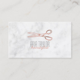 El Hairstylist RoseGold Scissors la tarjeta de