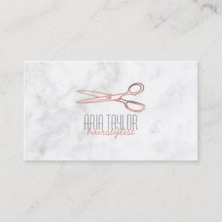 El Hairstylist RoseGold Scissors la tarjeta de