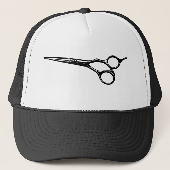 El Hairstylist Scissors el gorra del camionero (Anverso)