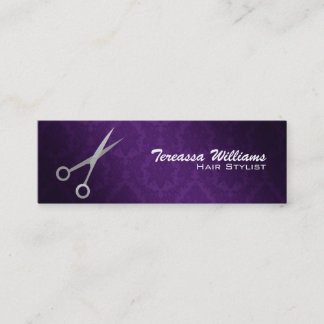 El Hairstylist Scissors tarjetas de visita flacas