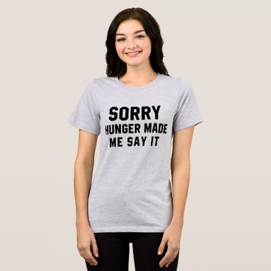 El hambre triste de la camiseta de Tumblr hizo que