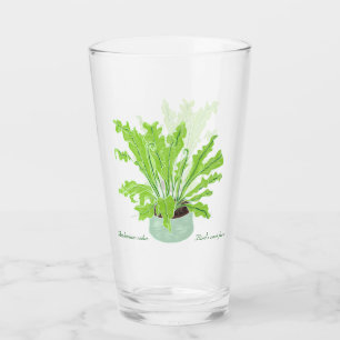 El helecho del nido de pájaro de Asplenium - dibuj