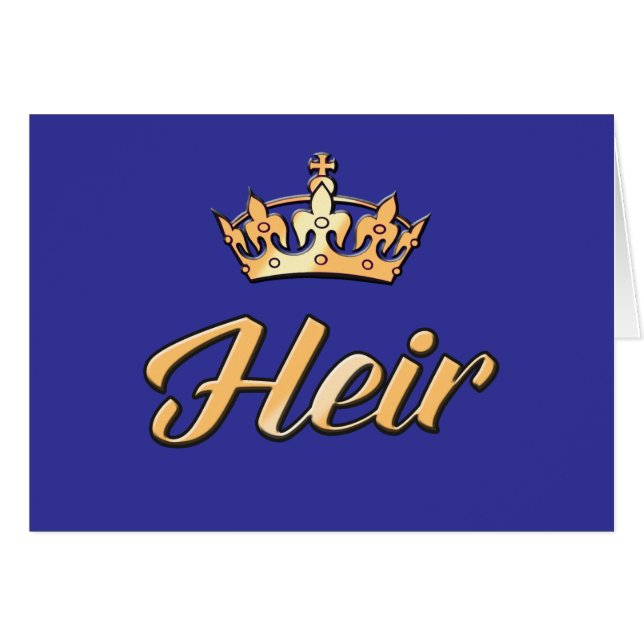 El HEREDERO a ir con el REPUESTO (Anverso (Horizontal))