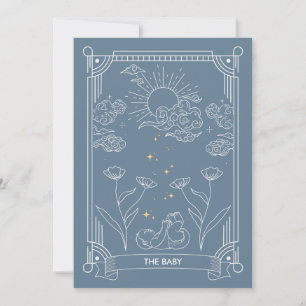 El hijo Invitación de Tarot Baby Shower