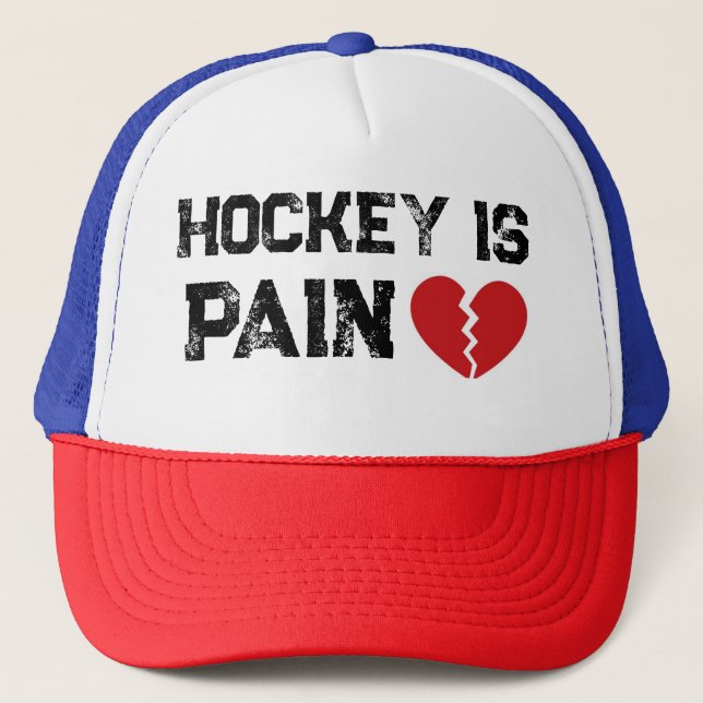 El hockey es un sombrero de camionero de DOLOR (Anverso)