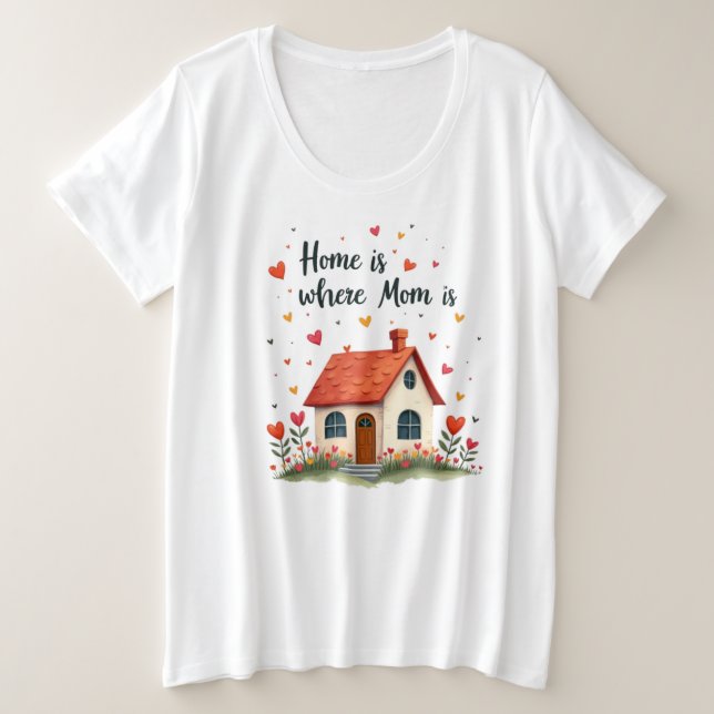 El hogar es donde está la madre... el día de la ma (Anverso del diseño)