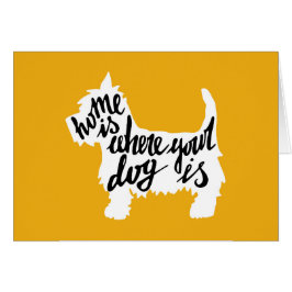 El hogar es donde está su perro