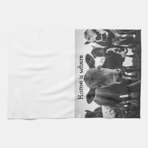 El hogar es donde la manada es toalla de cocina