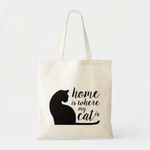 El Hogar Es Donde Mi Gato Es La Bolsa De Tosta
