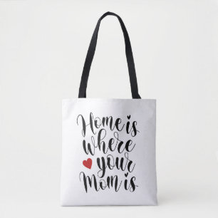 El hogar es el día de la madre  Bolsa Tote