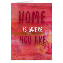 El hogar es el lugar donde se encuentra la tarjeta