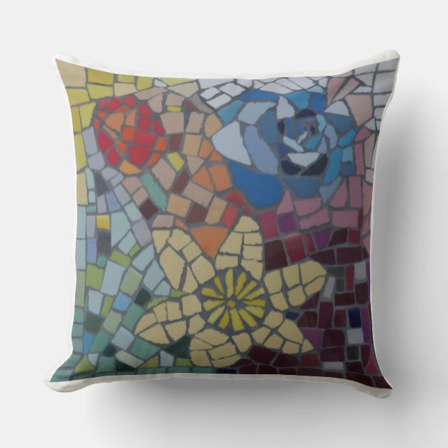 El holandés florece la almohada colorida del (Anverso)