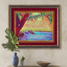 El hombre bendito es como un árbol salmo 1 arte de