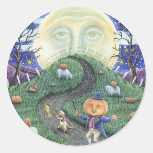 EL HOMBRE DE LA PUMPKIN, PEGATINAS DE FOLK ART HAL