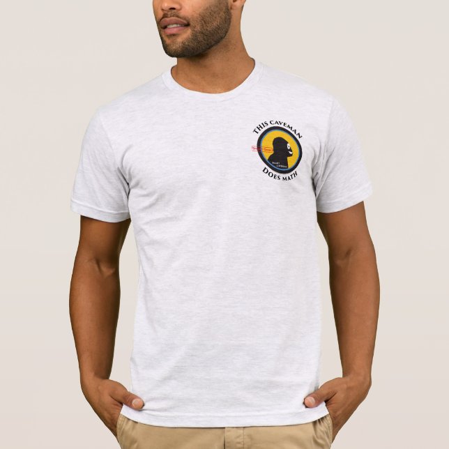 El hombre de las cavernas hace la camiseta (Anverso)