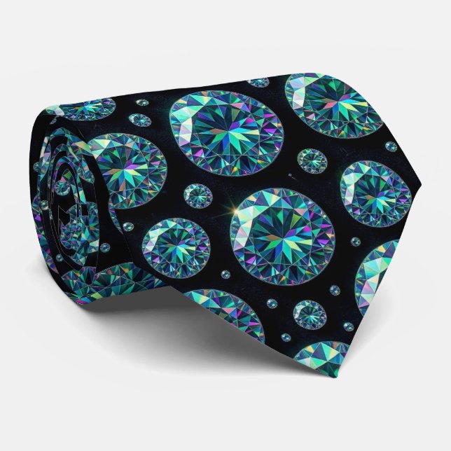 El Hombre de Lujo | Corbata de Diamante Formal de  (Enrollado)