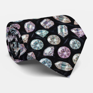 El Hombre de Lujo Corbata de Diamante Formal de