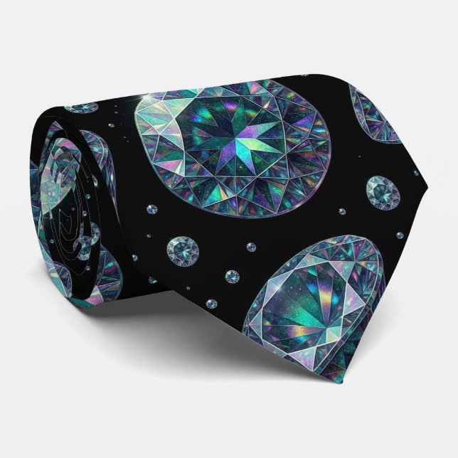 El Hombre de Lujo | Corbata de Diamante Formal de  (Enrollado)