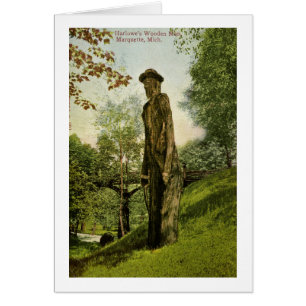 El hombre de madera Marquette, Michigan de Harlow
