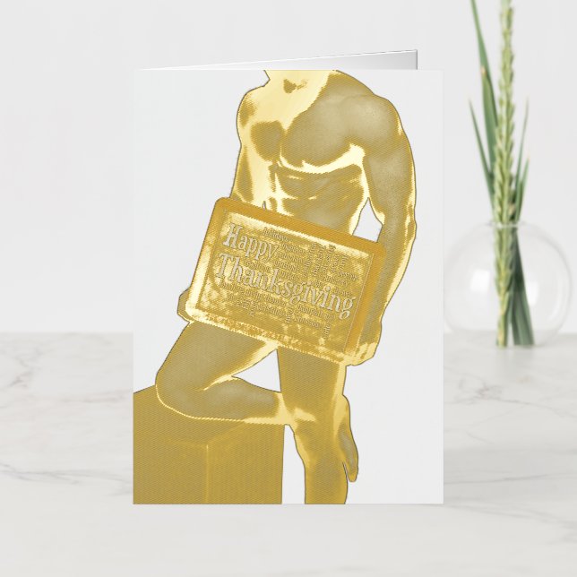 El hombre del Día de Acción de Gracias de Slippery (Anverso)