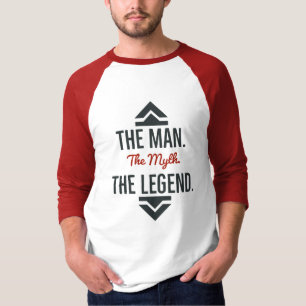 El hombre El mito de la leyenda de la camiseta