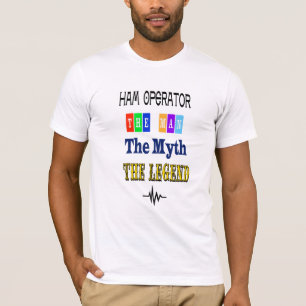 El hombre, el mito, la camiseta del operador de la