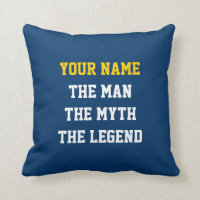 El hombre El mito La leyenda arroja almohada