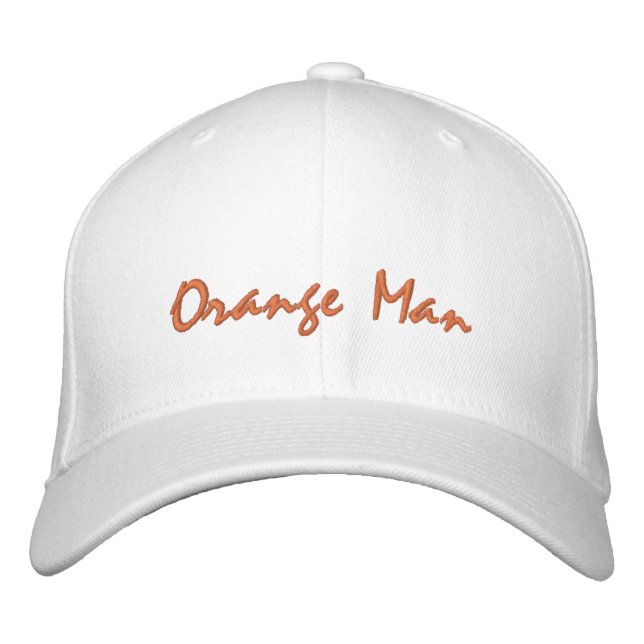 El hombre naranja Trump embrocó a Gorra (Anverso)