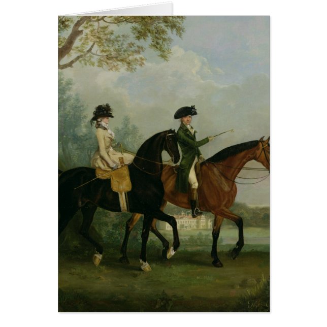 El Hon. Montar a caballo de Marcia Pitt con su (Frente)