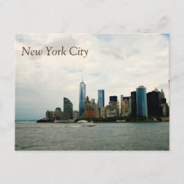 El horizonte de NYC, SE ELEVA UNA postal
