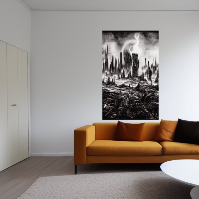 El horror de la ciudad destruida | Poster de arte  (Subido por el creador)