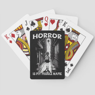 El horror son mis cartas de juego de nombre medio