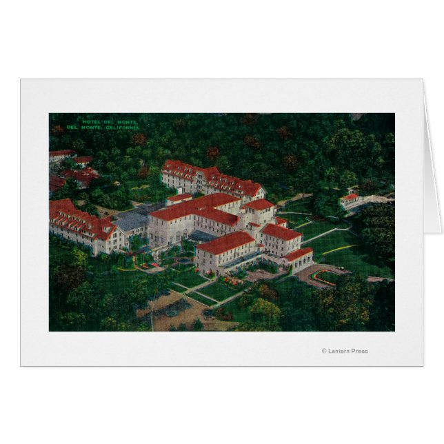 El Hotel Del Monte desde el aire del Monte, CA (Anverso (Horizontal))