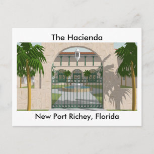 El Hotel Hacienda: New Port Richey FL: Tarjeta Pos