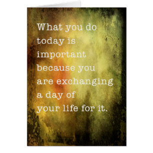 El hoy es importante