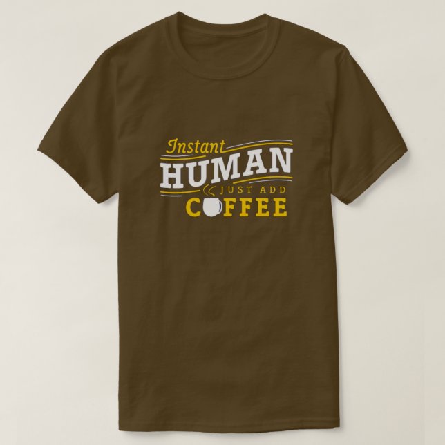 El humano instantáneo acaba de añadir una camiseta (Diseño del anverso)
