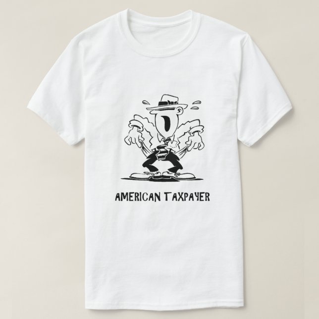 El humor de los contribuyentes de la camiseta IRS  (Diseño del anverso)