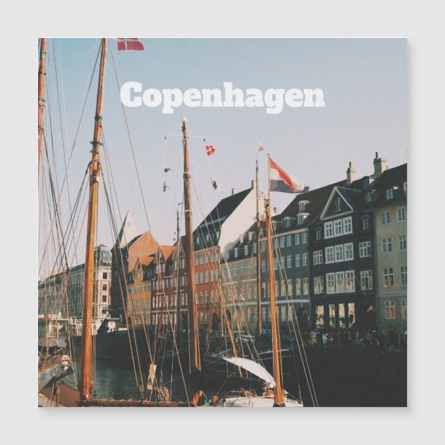 El icónico Nyhavn, Copenhague, Dinamarca (Anverso)