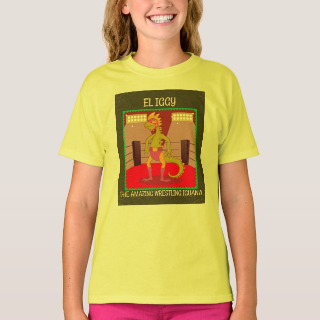 El Iggy la asombrosa camiseta de los Chicas de la  (Anverso)